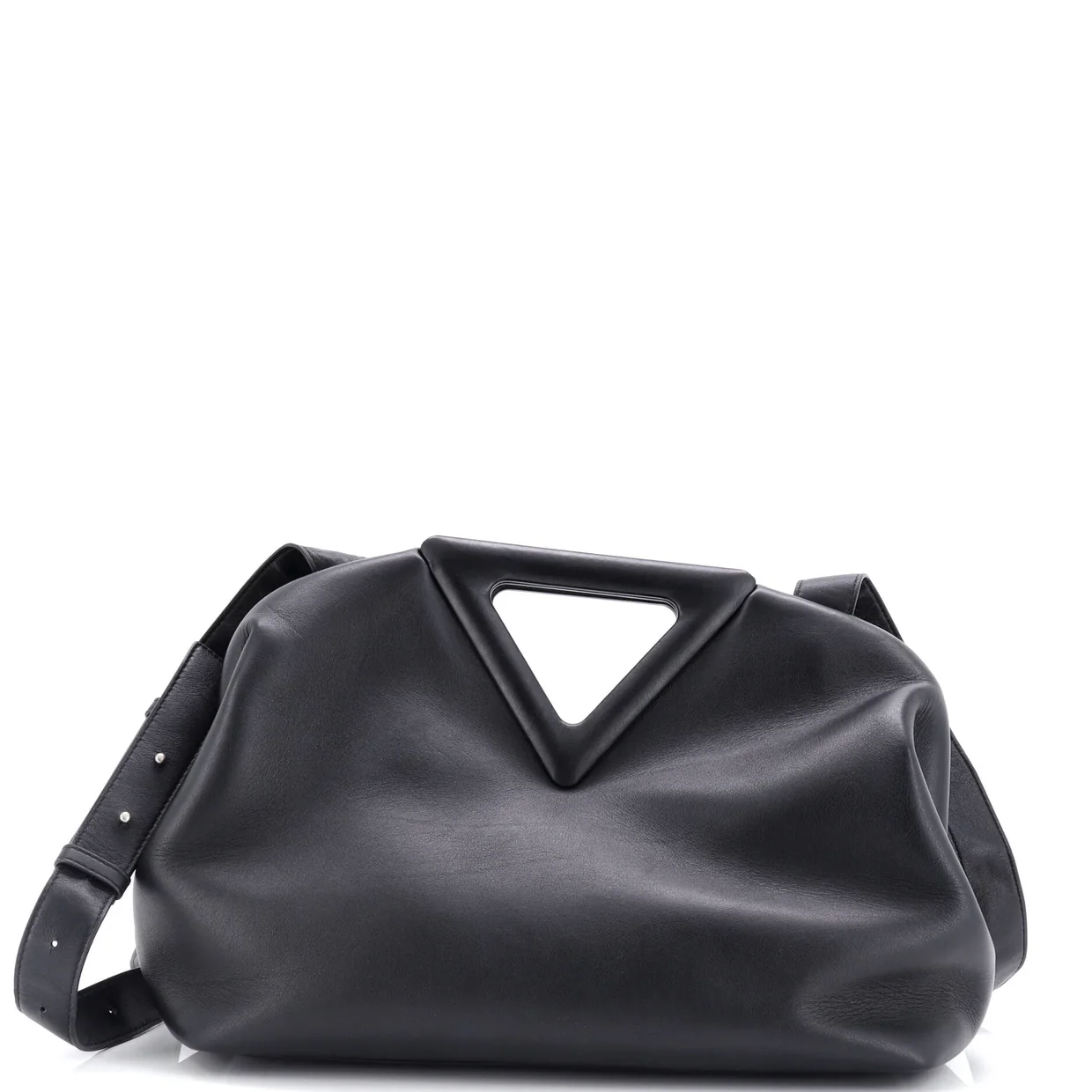 Point Shoulder Bag Leather Medium - Deep Luxury