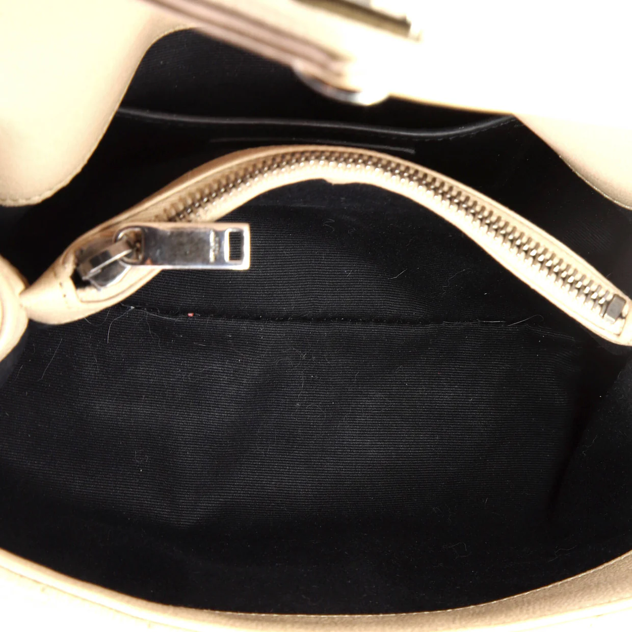 Classic Monogram College Bag Matelasse Chevron Leather Medium - Deep Luxury