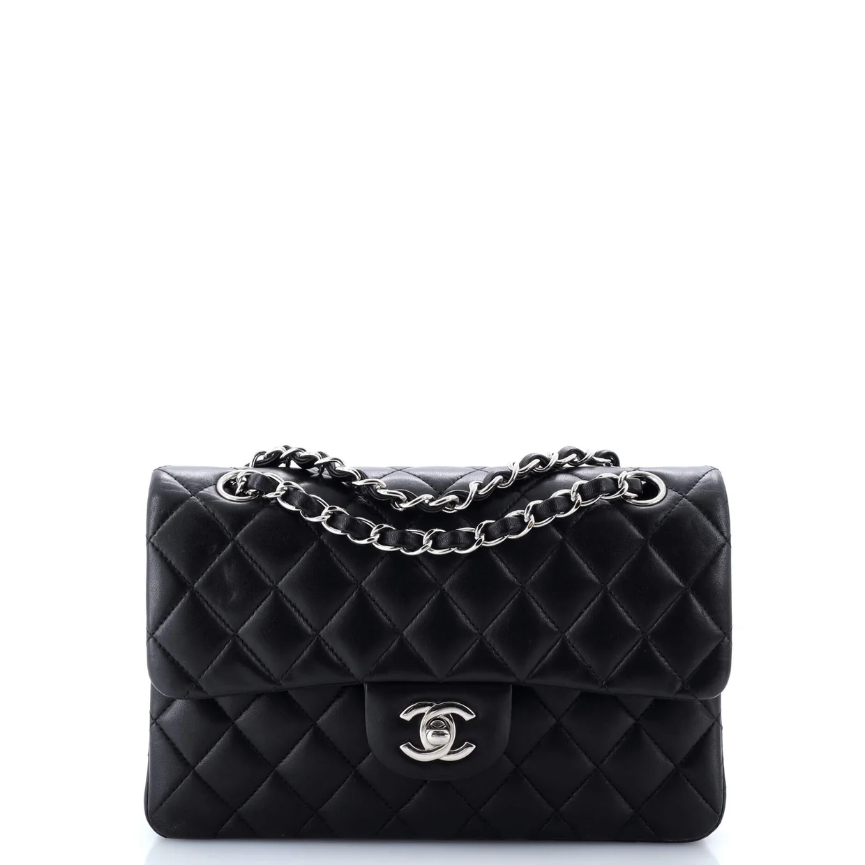 Classic Double Flap Bag Quilted Lambskin Small - Deep Luxury