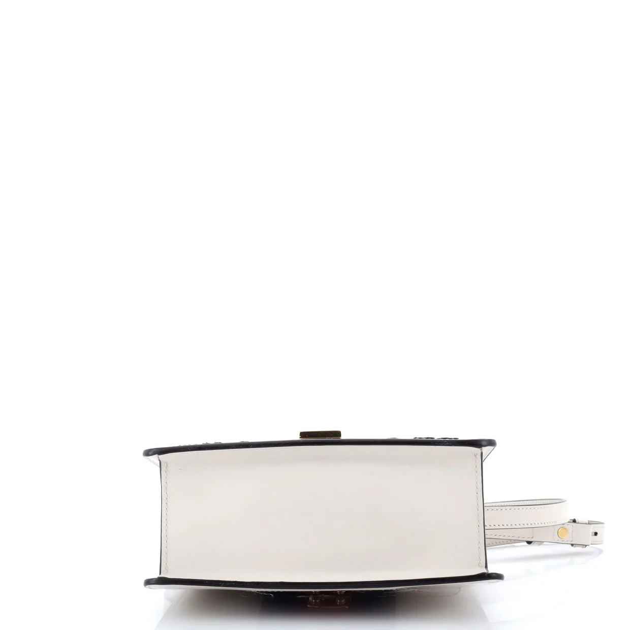 Sylvie Top Handle Bag Embroidered Leather Mini - Deep Luxury