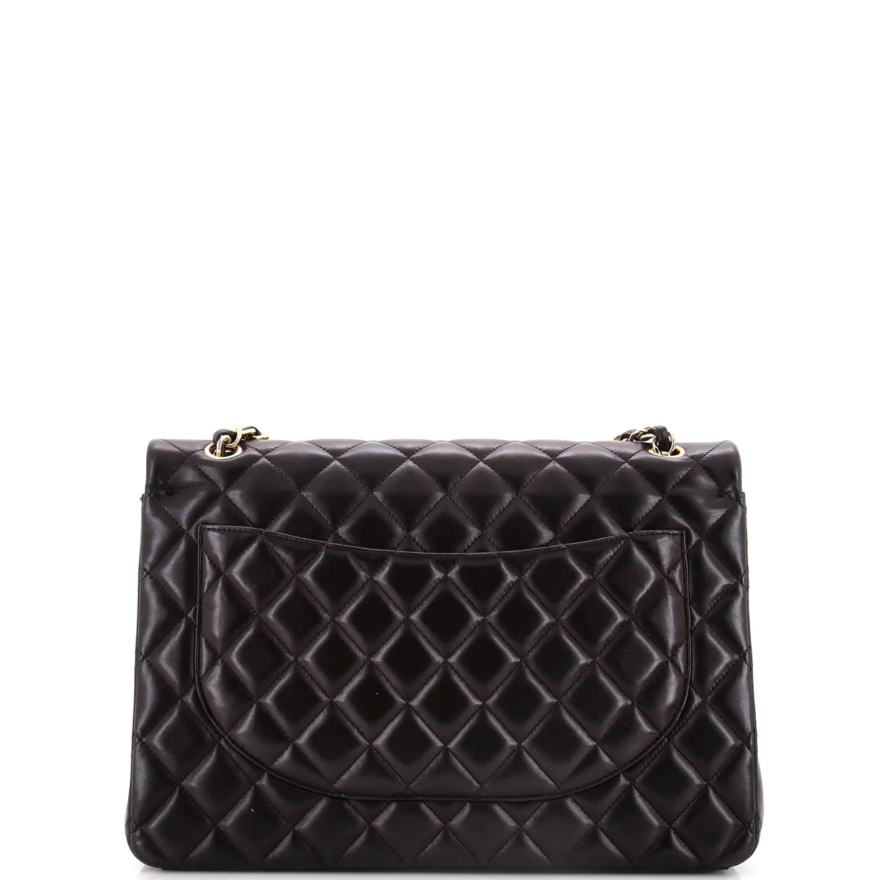 Classic Double Flap Bag Quilted Lambskin Maxi - Deep Luxury