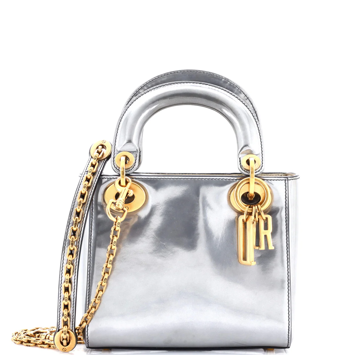 Lady Dior Chain Bag Patent Mini - Deep Luxury