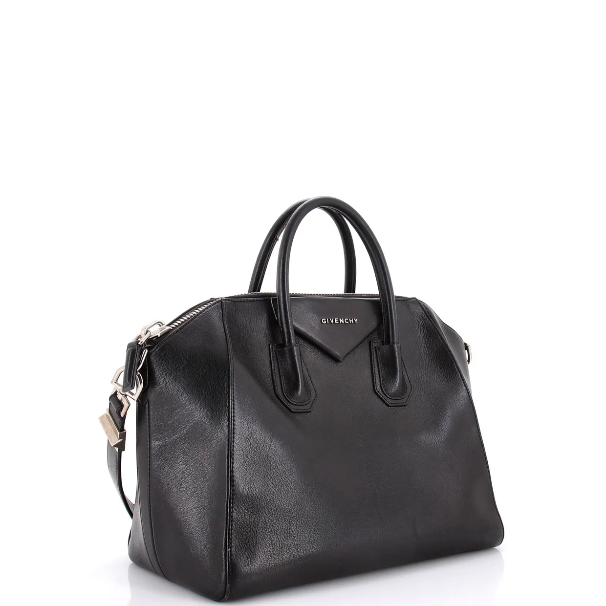 Antigona Bag Glazed Leather Medium - Deep Luxury