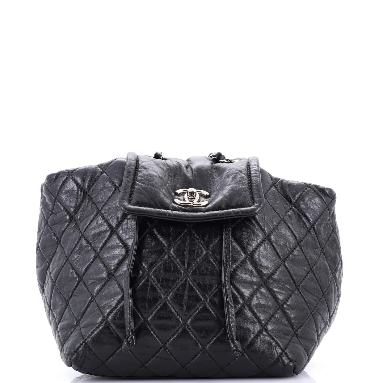 Beijing 2 in 1 Backpack Quilted Lambskin - Deep Luxury