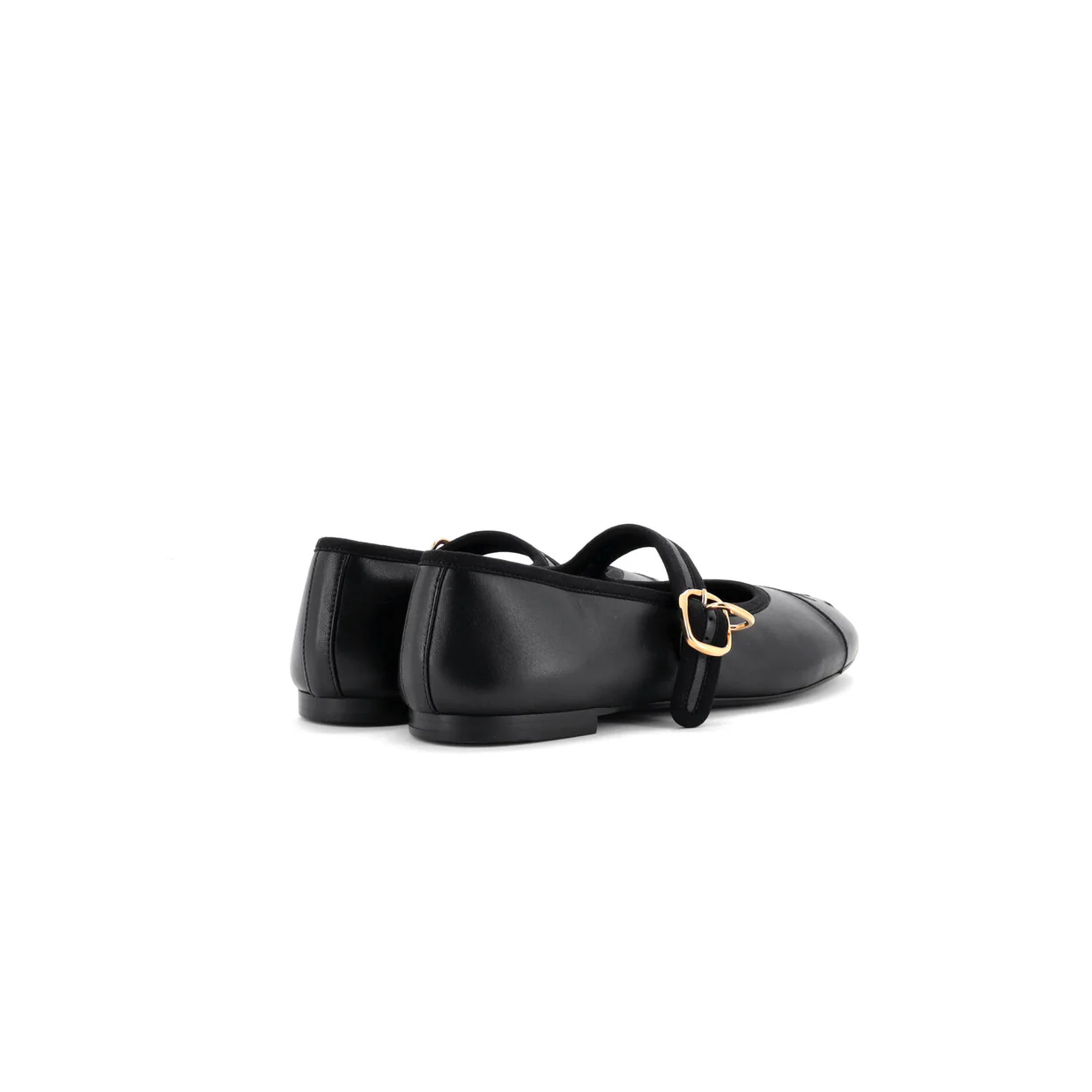 Women's CC Mary Jane Flats Embroidered Leather - Deep Luxury