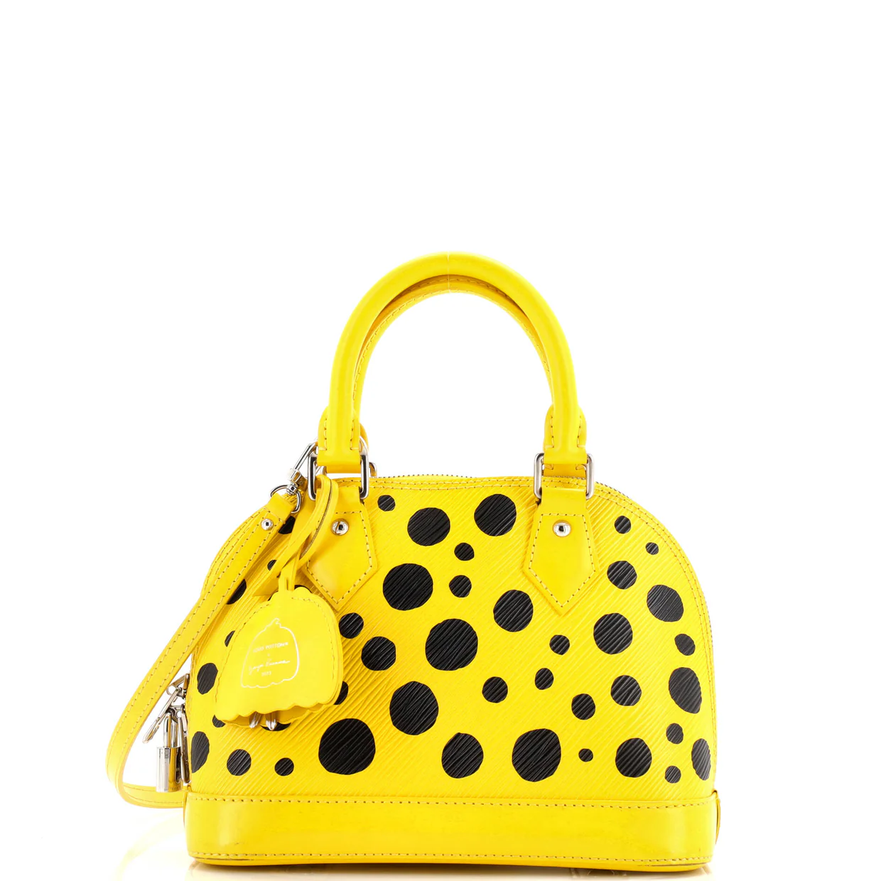 Alma Handbag Yayoi Kusama Infinity Dots Epi Leather BB - Deep Luxury