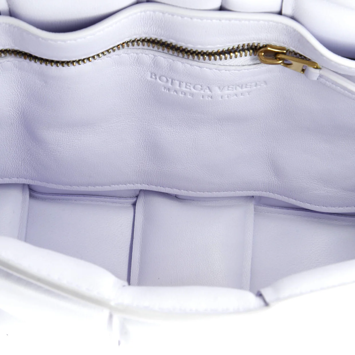Cassette Crossbody Bag Padded Maxi Intrecciato Leather - Deep Luxury