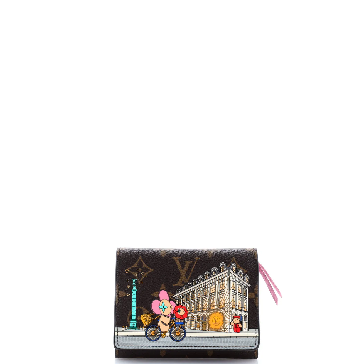 Victorine Wallet Limited Edition Vivienne Xmas Monogram Canvas - Deep Luxury