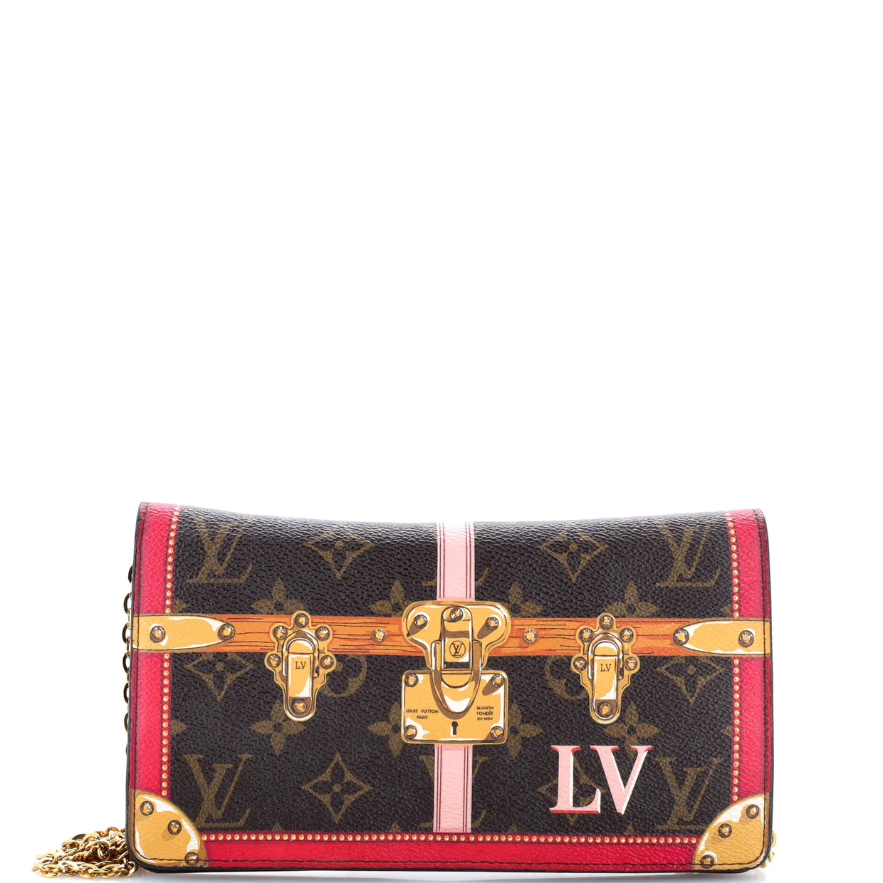 Weekend Pochette Limited Edition Summer Trunks Monogram Canvas - Deep Luxury