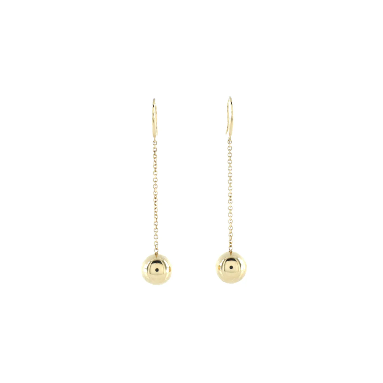 HardWear Ball Hook Drop Earrings 18K Yellow Gold 10mm - Deep Luxury