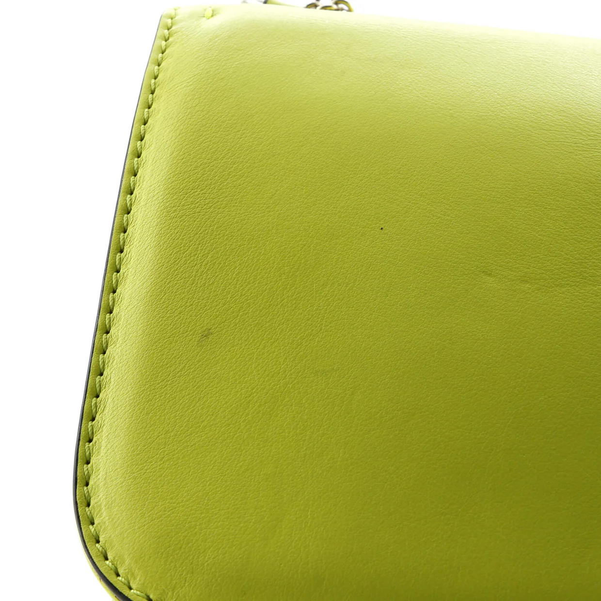 Rolling Rockstud Glam Lock Shoulder Bag Leather Medium - Deep Luxury