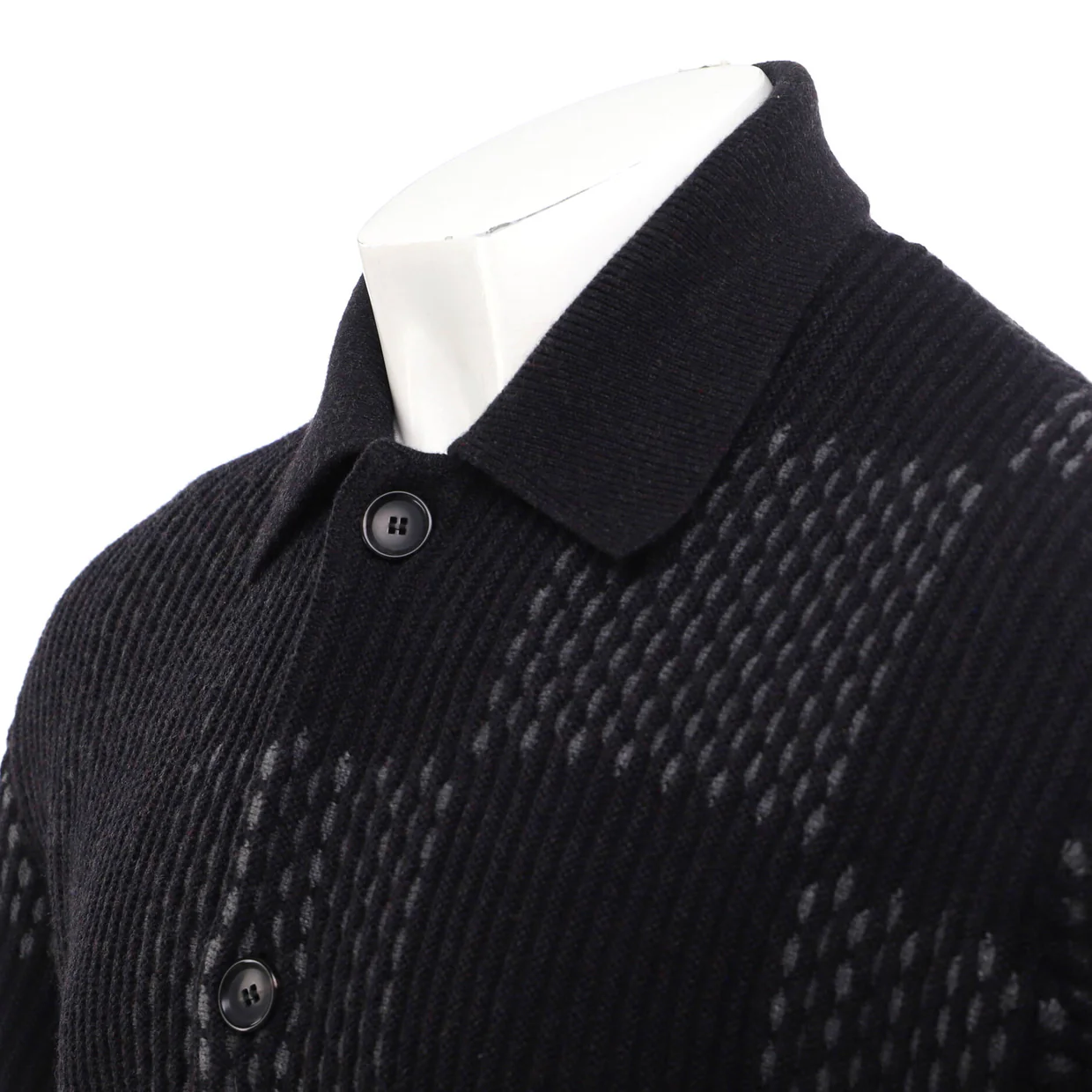 Men's Nigo Cardigan Giant Damier Wool - Deep Luxury