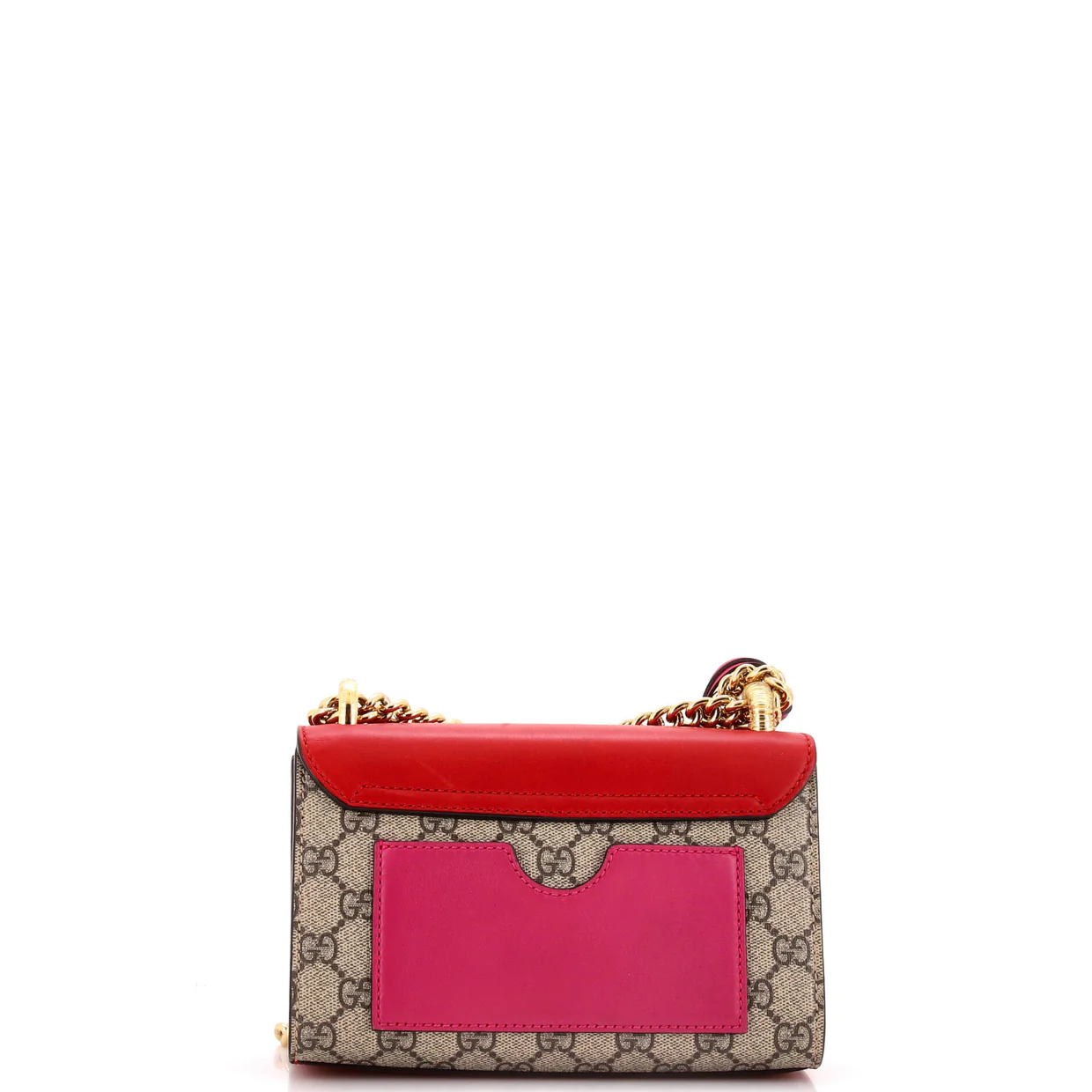 Padlock Shoulder Bag GG Coated Canvas and Leather Small - Deep Luxury