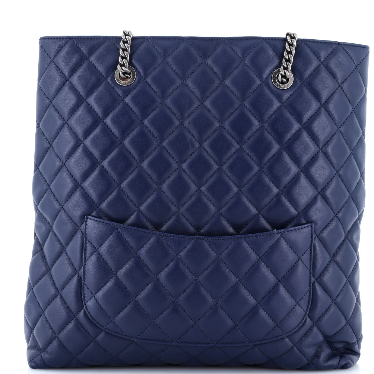 Urban Delight Chain Tote Quilted Lambskin Large - Deep Luxury