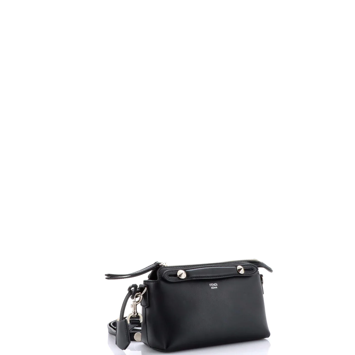 By The Way Satchel Leather with Zucca Embossed Detail Mini - Deep Luxury