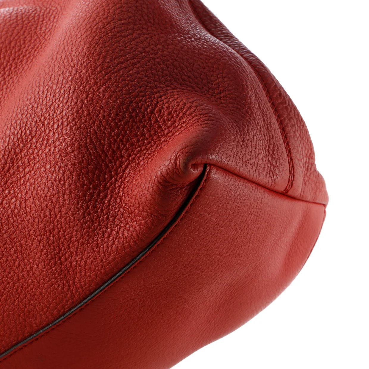 Soho Chain Strap Shoulder Bag Leather Medium - Deep Luxury