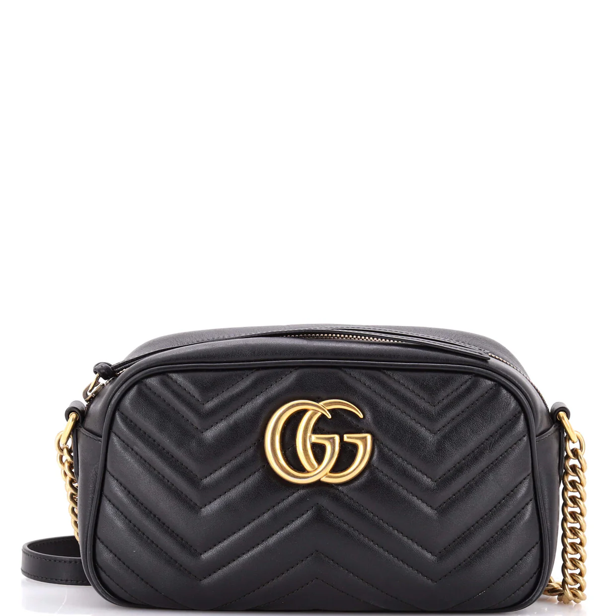 GG Marmont Shoulder Bag Matelasse Leather Small - Deep Luxury