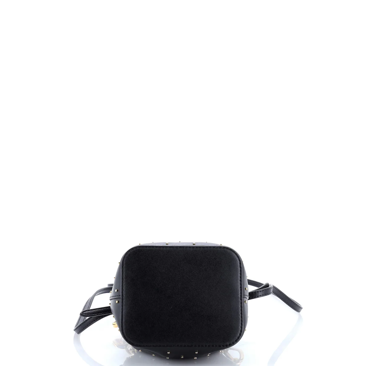 Mon Tresor Bucket Bag Studded Leather Mini - Deep Luxury