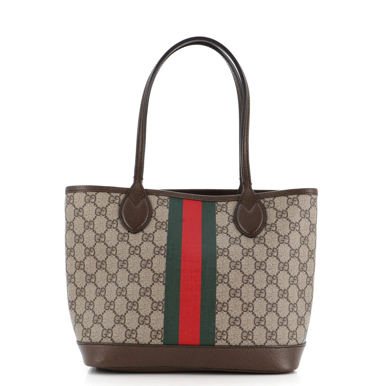 Ophidia Open Shopping Tote GG Coated Canvas Small - Deep Luxury