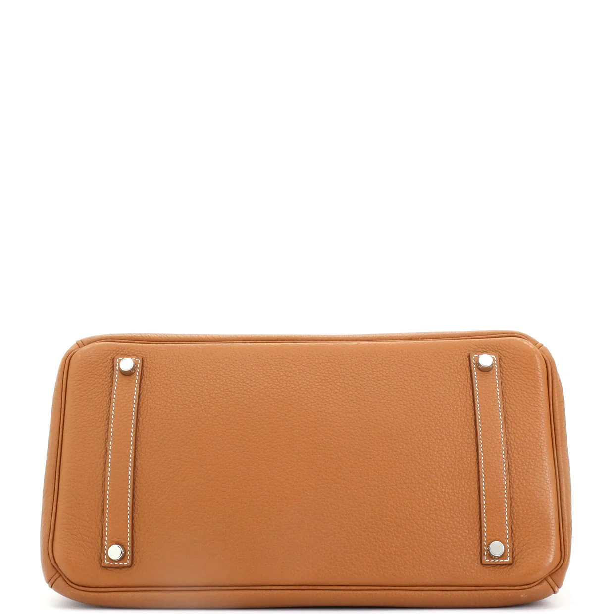 Birkin Handbag Gold Clemence with Palladium Hardware 35 - Deep Luxury