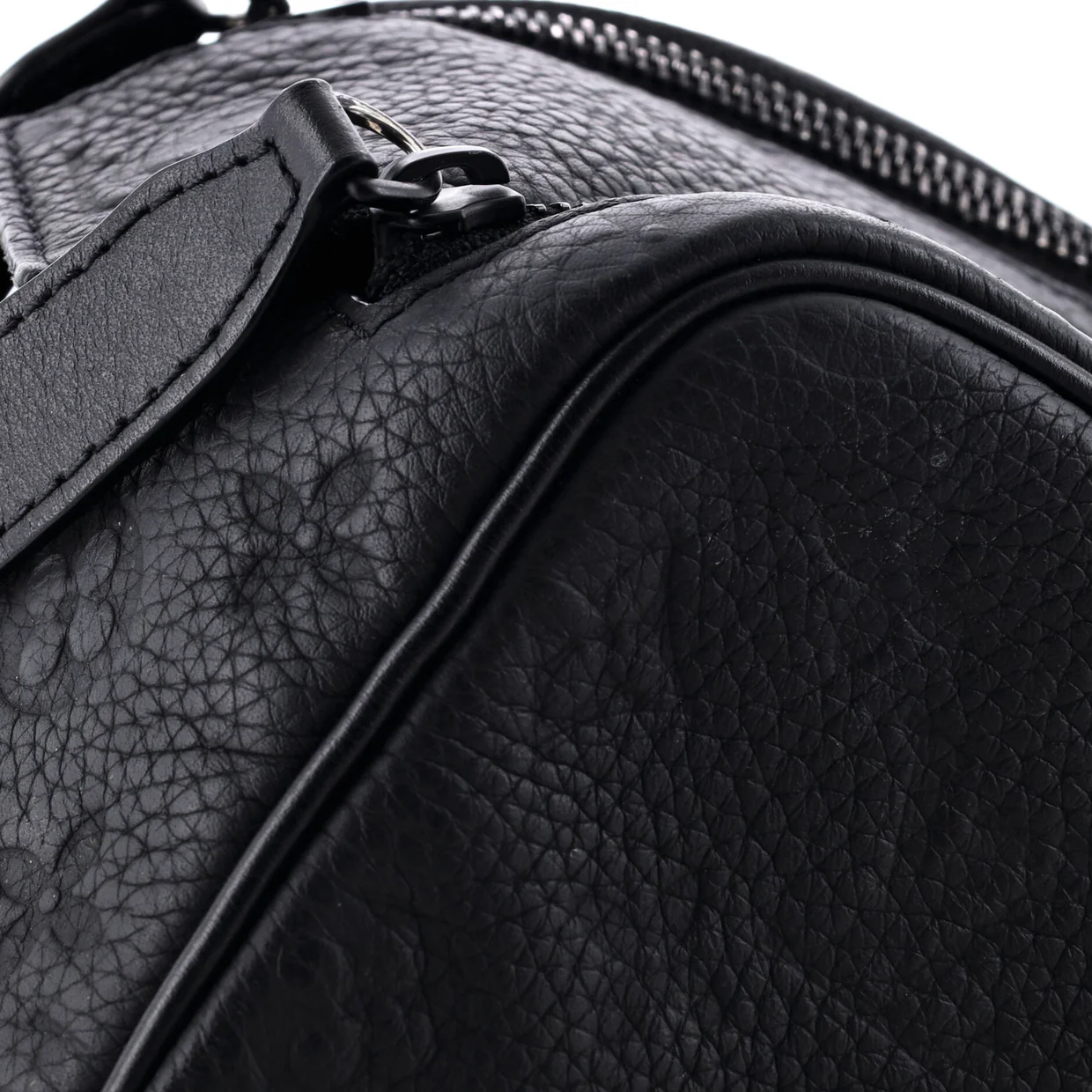Dopp Kit Toiletry Pouch Taurillon Monogram Leather - Deep Luxury