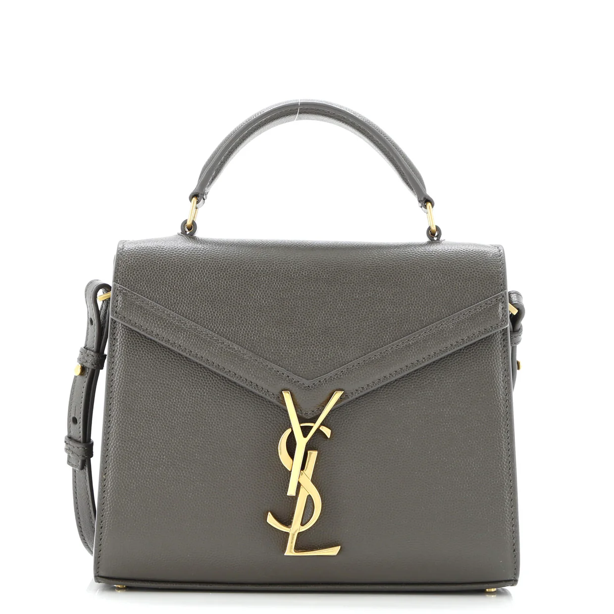 Cassandra Top Handle Bag Leather Mini - Deep Luxury