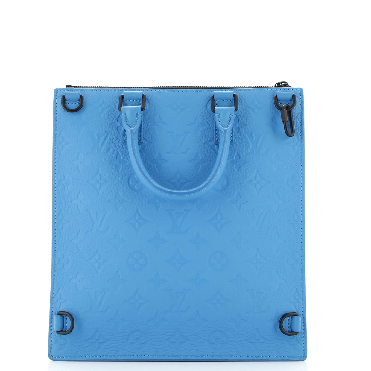 Sac Plat Messenger Bag Monogram Taurillon Leather - Deep Luxury