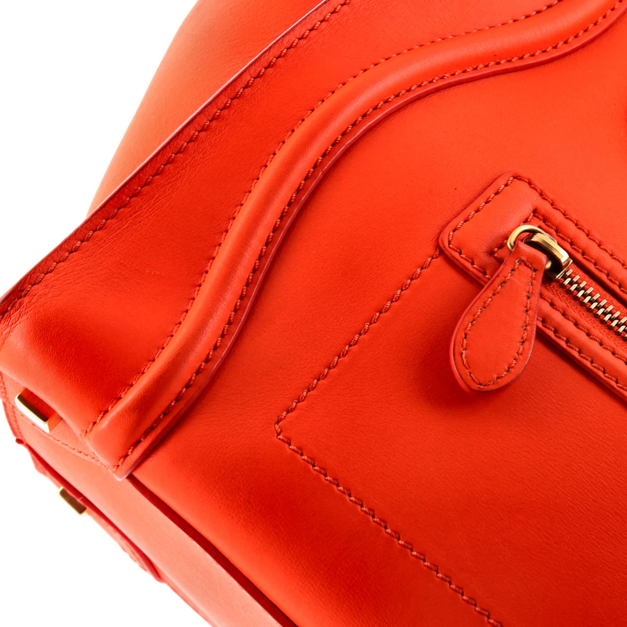 Luggage Bag Smooth Leather Mini - Deep Luxury