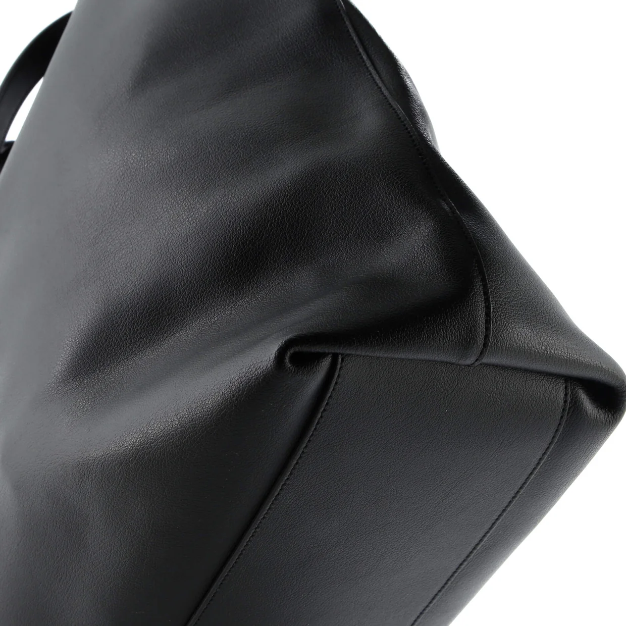 Shopper Tote Leather Tall - Deep Luxury