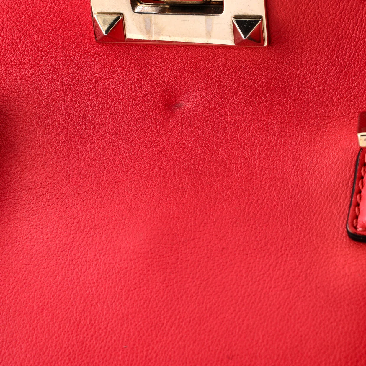 Rockstud Tote Rigid Leather Small - Deep Luxury