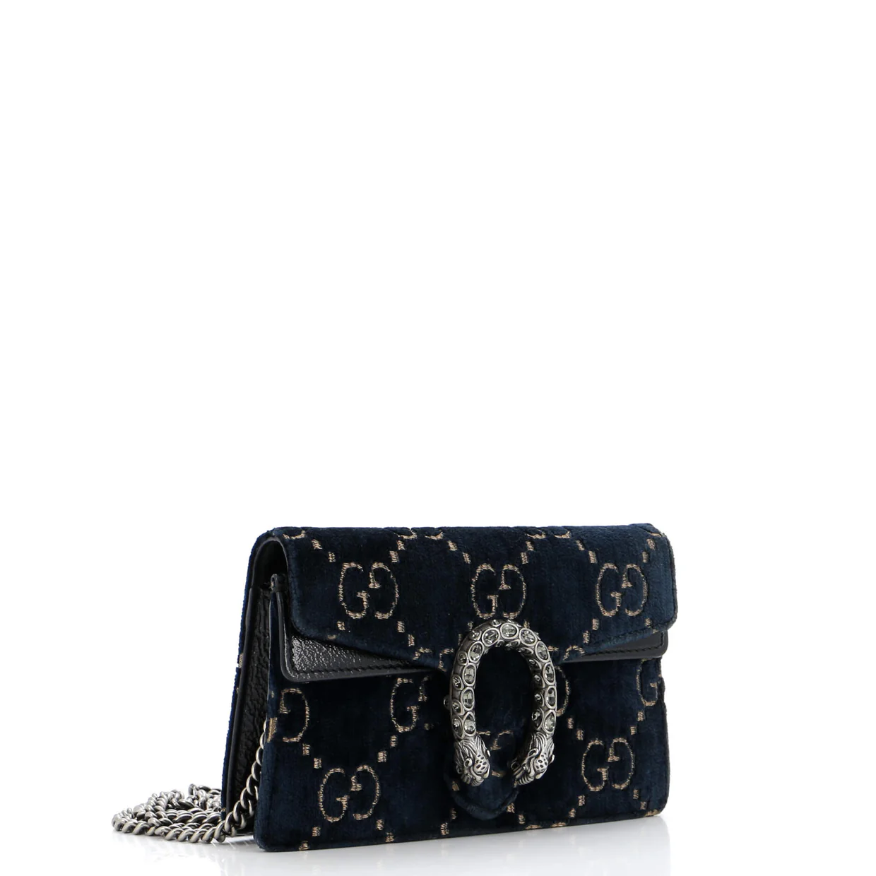 Dionysus Bag GG Velvet Super Mini - Deep Luxury