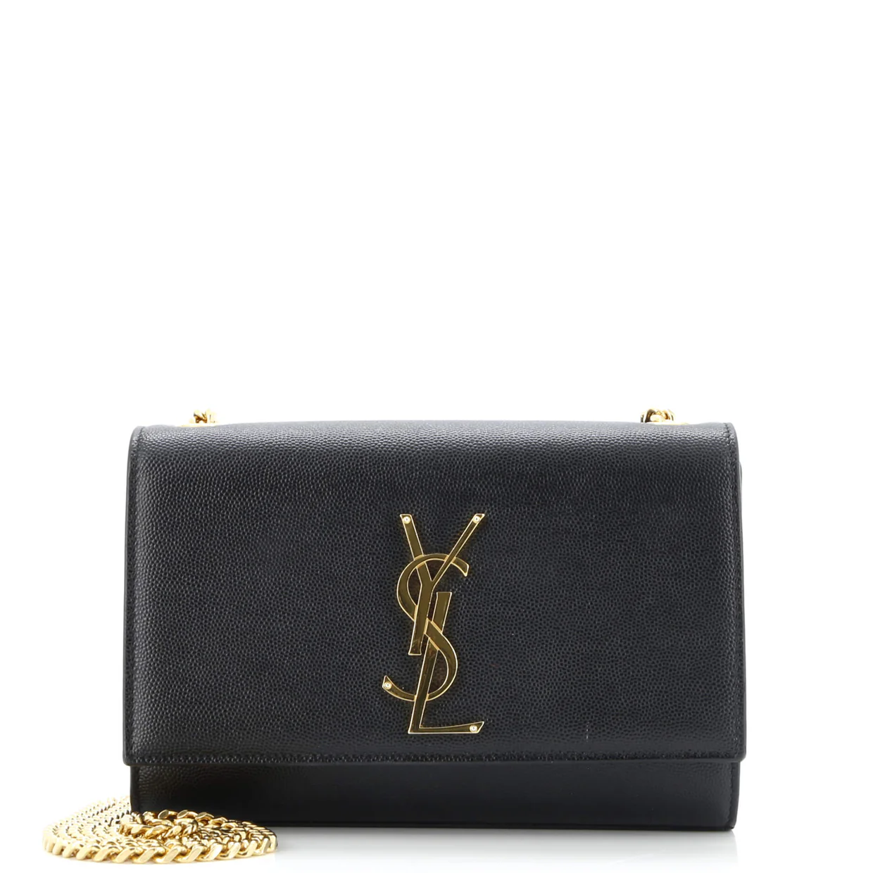 Classic Monogram Crossbody Bag Grainy Leather Small - Deep Luxury