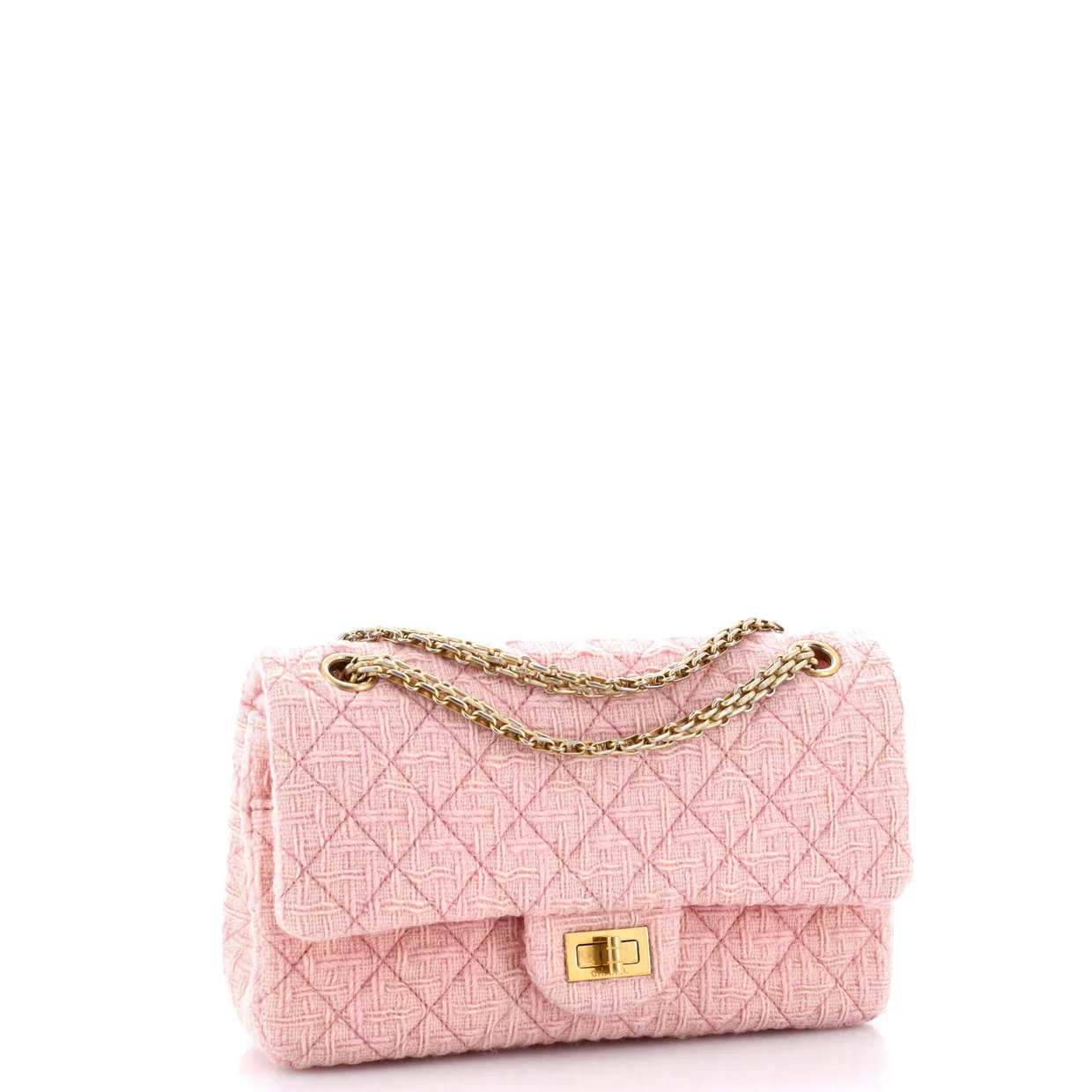 Reissue 2.55 Flap Bag Quilted Tweed 225 - Deep Luxury