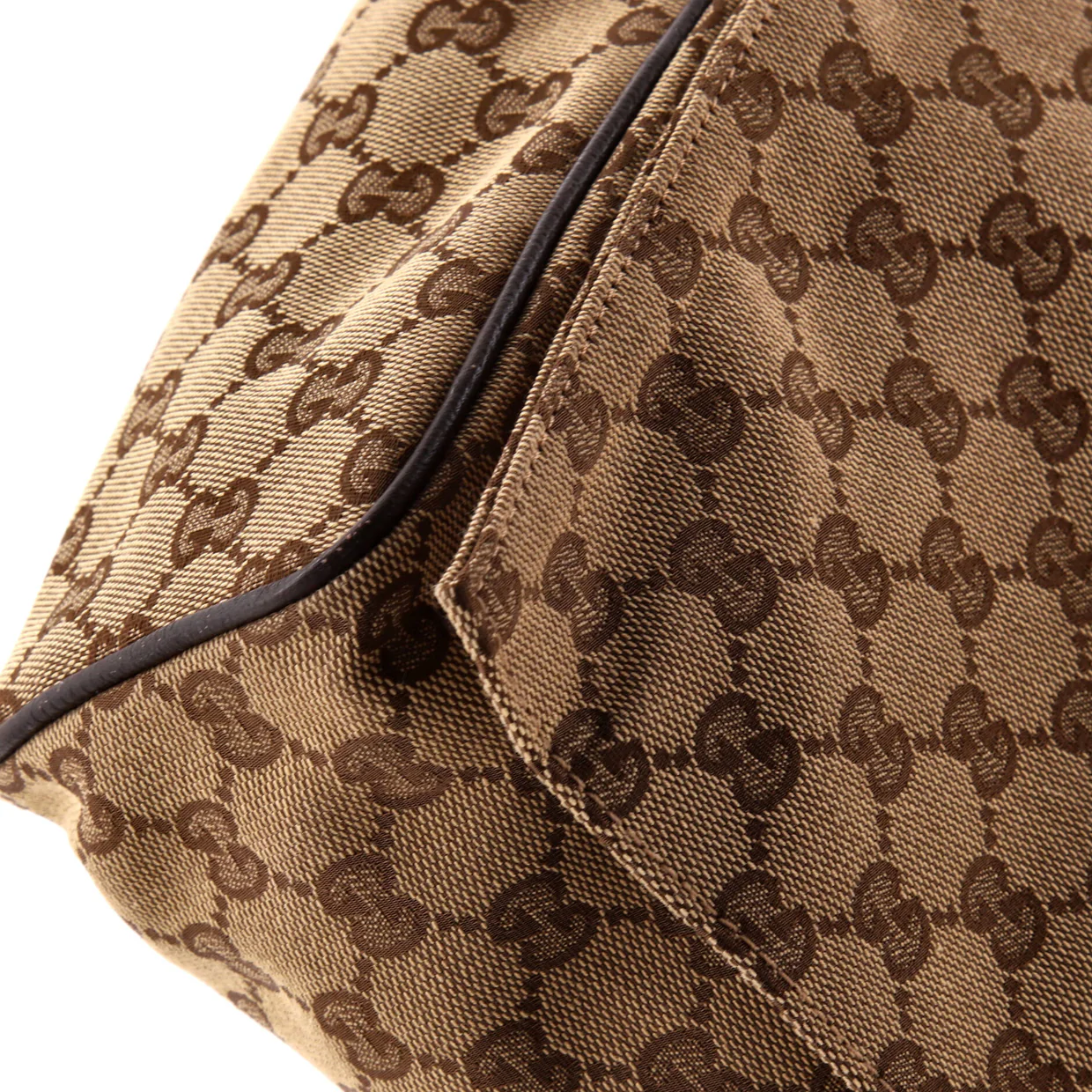 Flap Messenger Bag GG Canvas Large - Deep Luxury