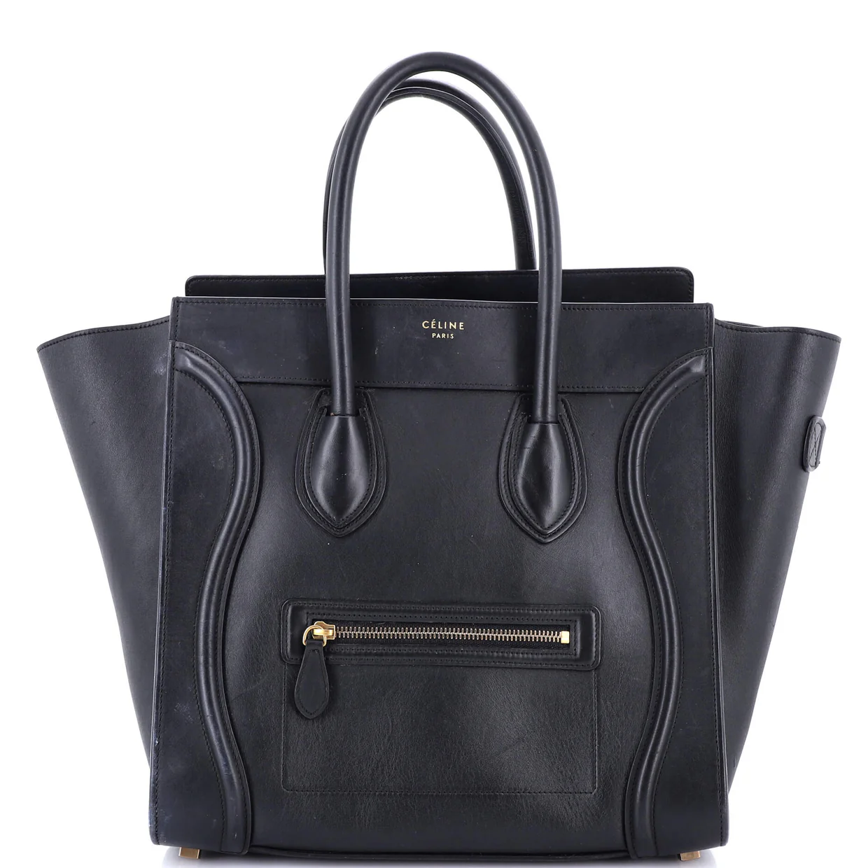 Luggage Bag Smooth Leather Mini - Deep Luxury