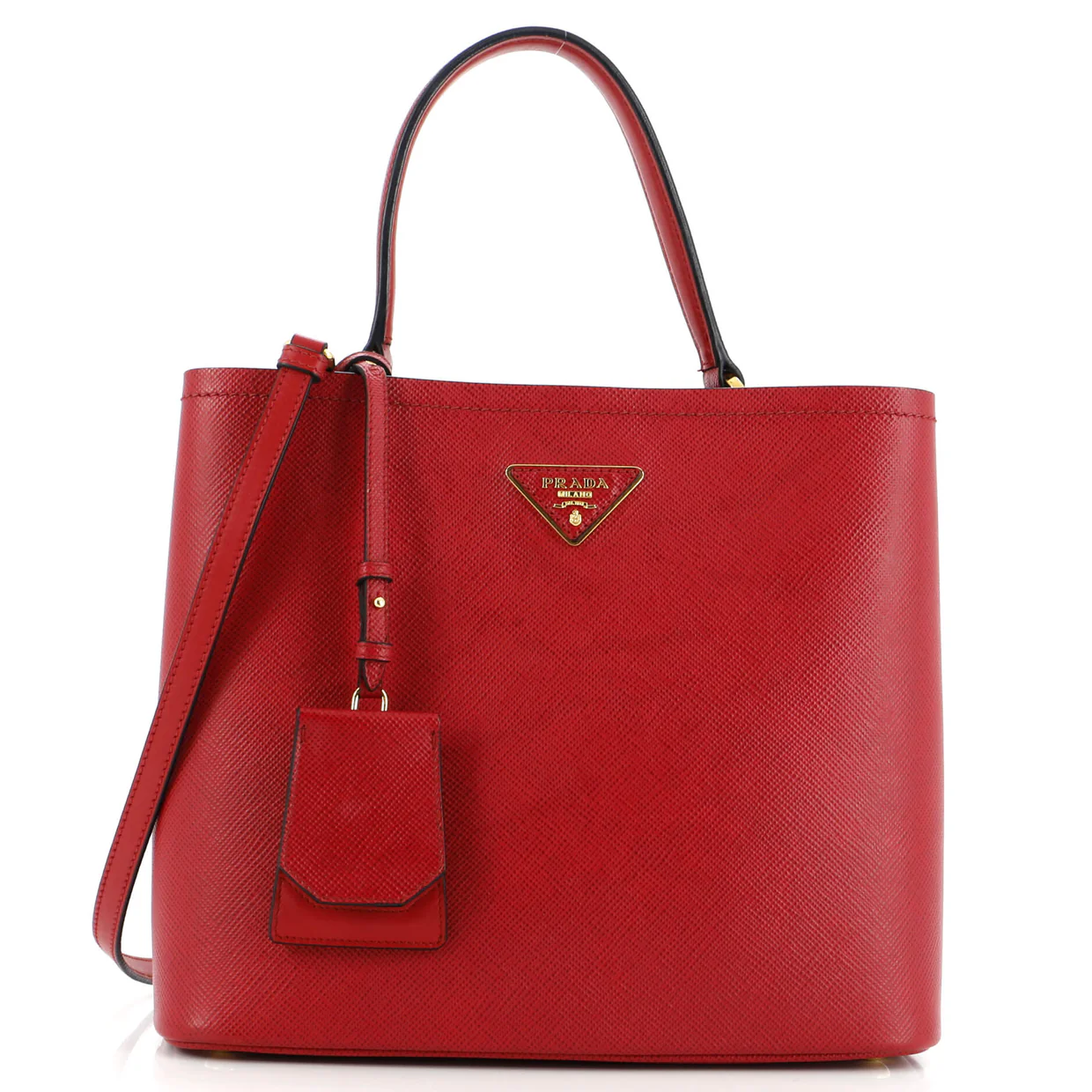 Panier Bucket Bag Saffiano Leather Large - Deep Luxury