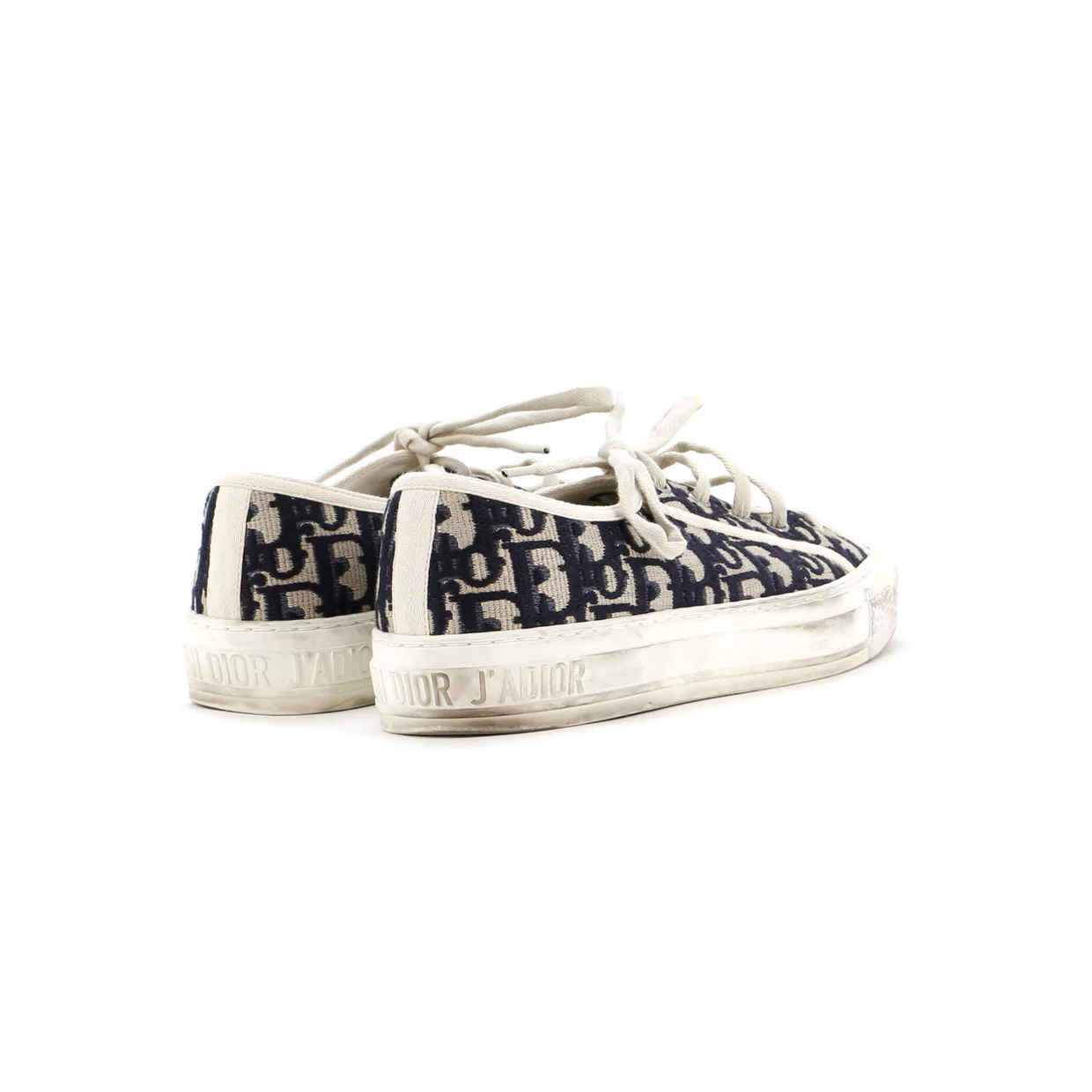Women's Walk'N'Dior Sneakers Oblique Canvas - Deep Luxury