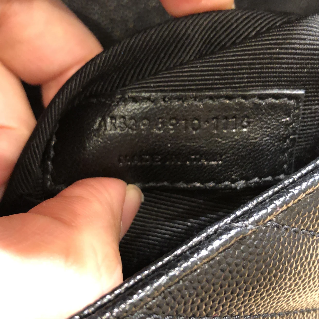 Classic Monogram Envelope Satchel Matelasse Chevron Leather Large - Deep Luxury