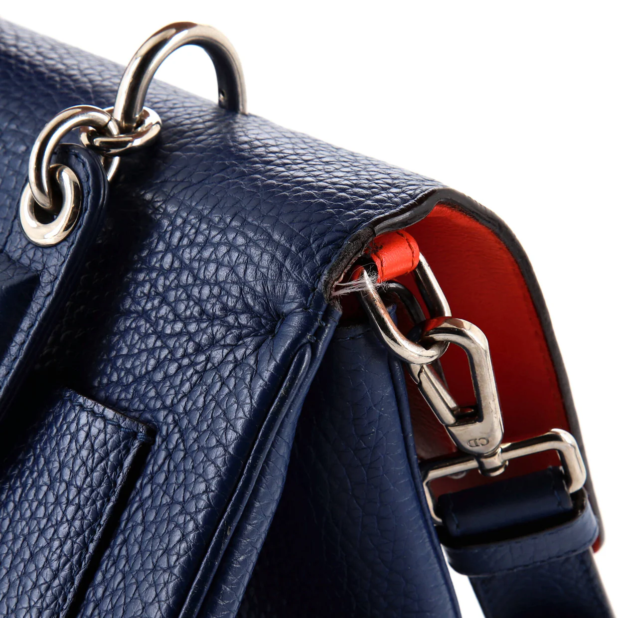Be Dior Bag Pebbled Leather Small - Deep Luxury