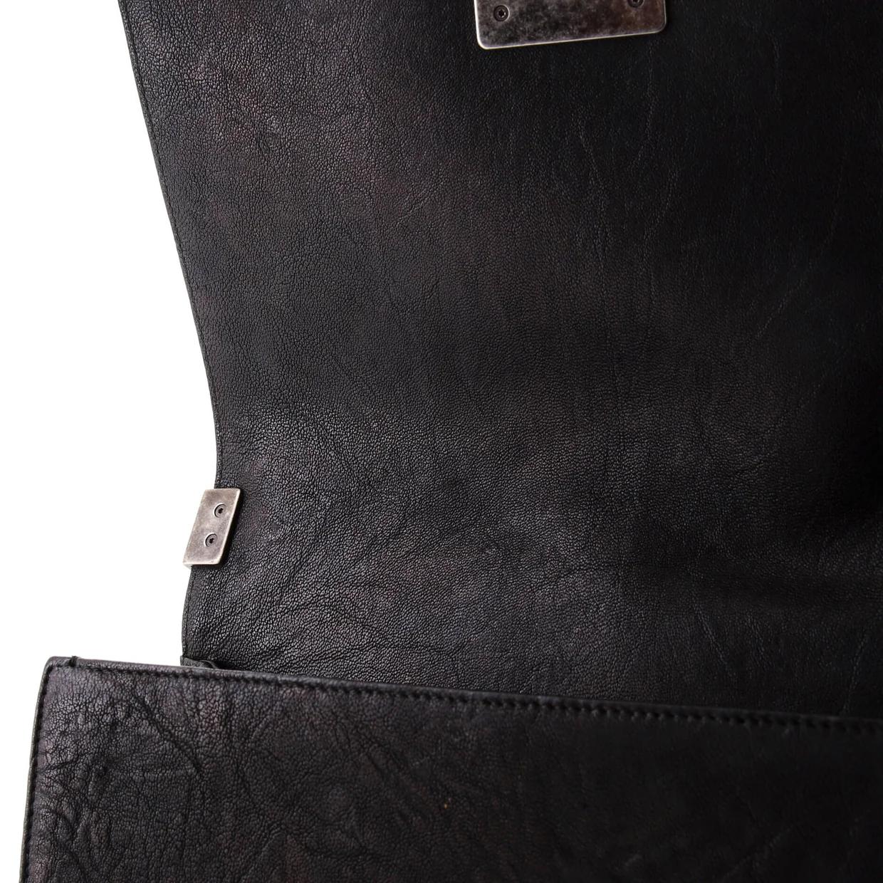 Boy Flap Bag Studded Quilted Distressed Calfskin Old Medium - Deep Luxury