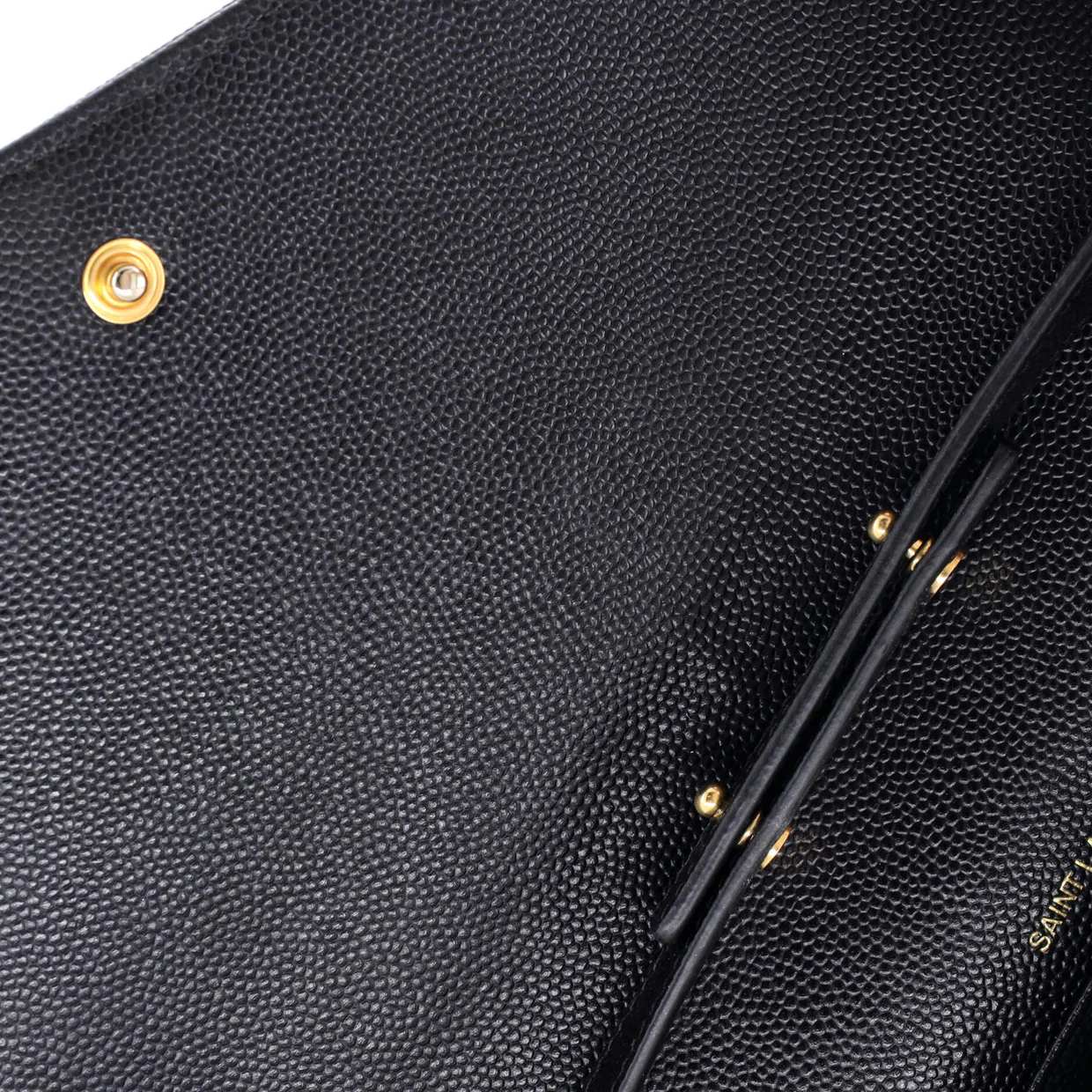 Classic Monogram Wallet on Chain Matelasse Chevron Leather Medium - Deep Luxury