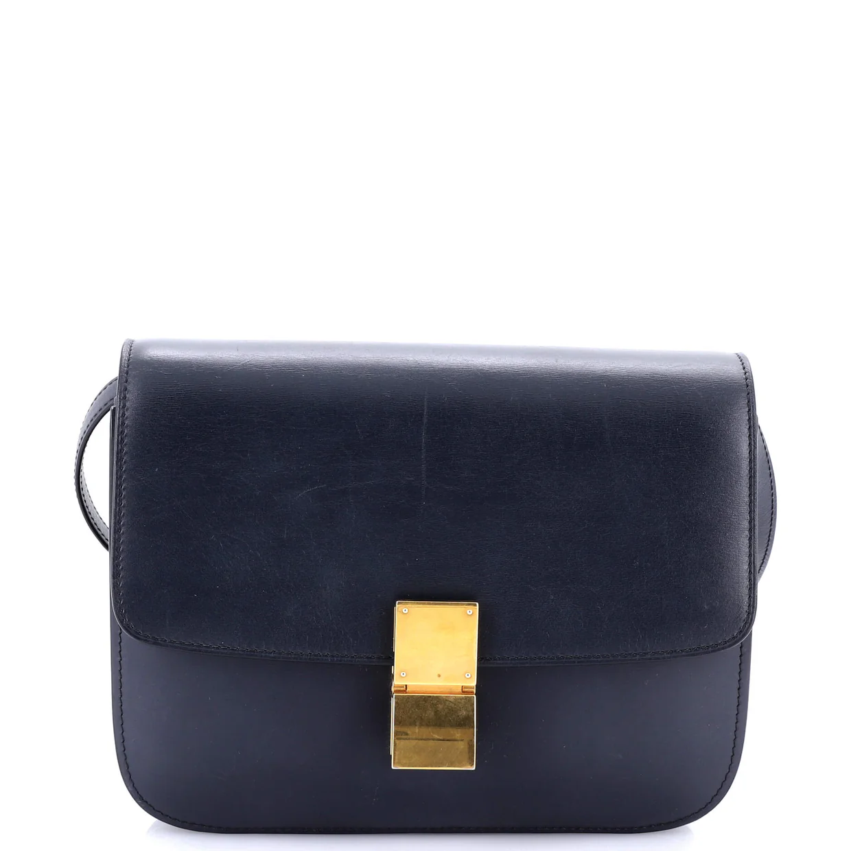 Classic Box Bag Smooth Leather Medium - Deep Luxury