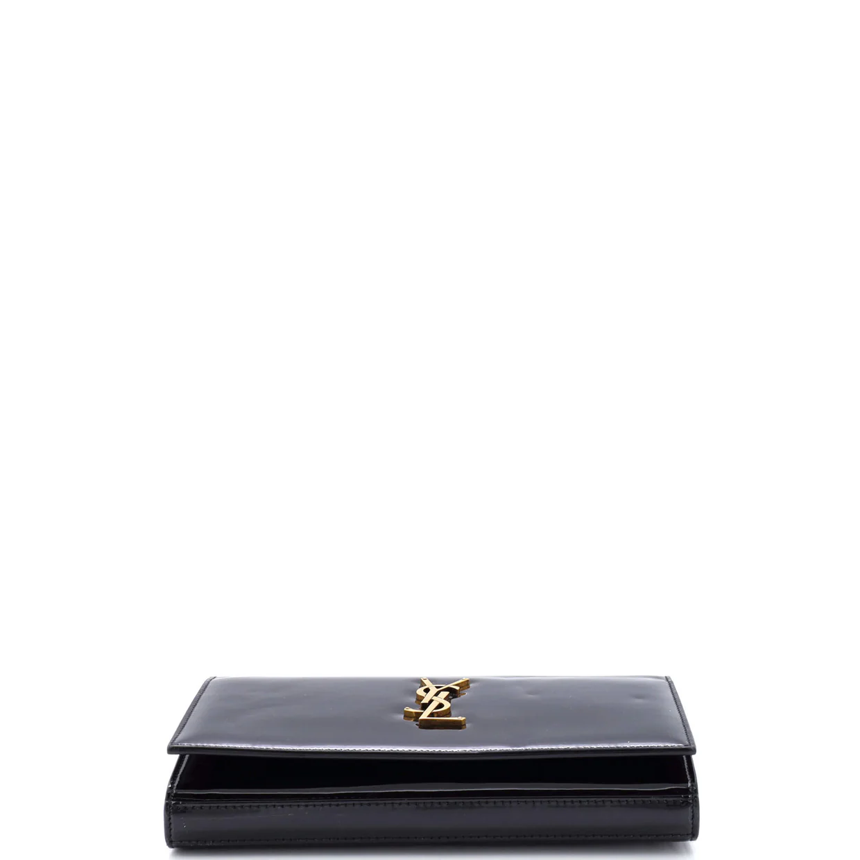 Classic Monogram Wallet on Chain Patent - Deep Luxury