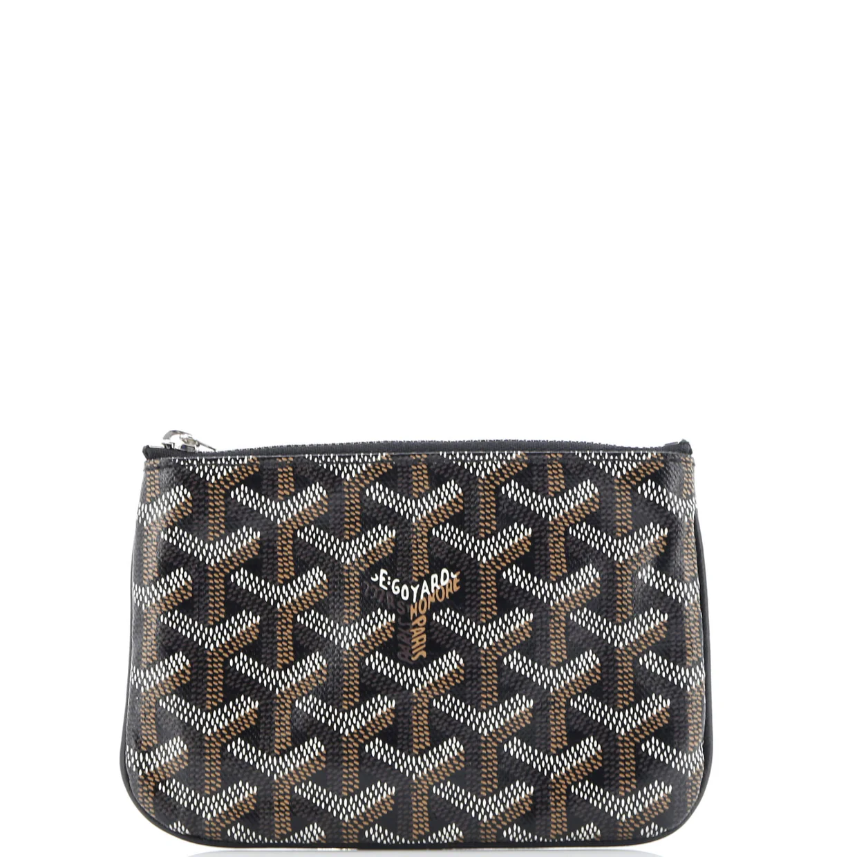 Senat Zip Pouch Coated Canvas Mini - Deep Luxury