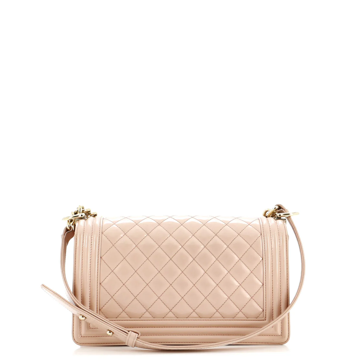 Boy Flap Bag Quilted Iridescent Glazed Calfskin Old Medium - Deep Luxury