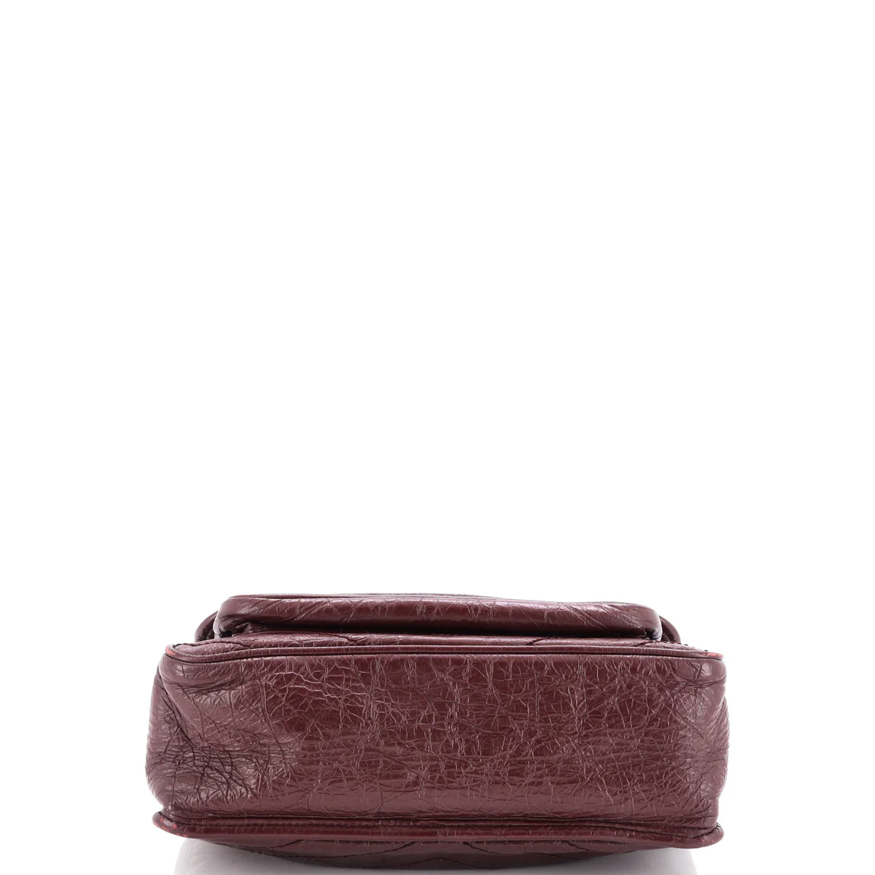 Niki Chain Flap Bag Matelasse Chevron Leather Medium - Deep Luxury