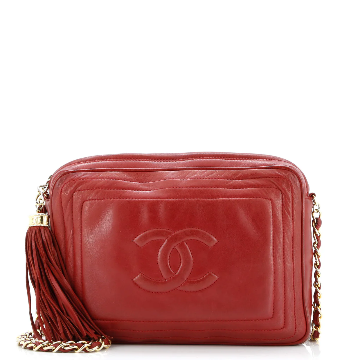 Vintage CC Tassel Camera Bag Lambskin Small - Deep Luxury