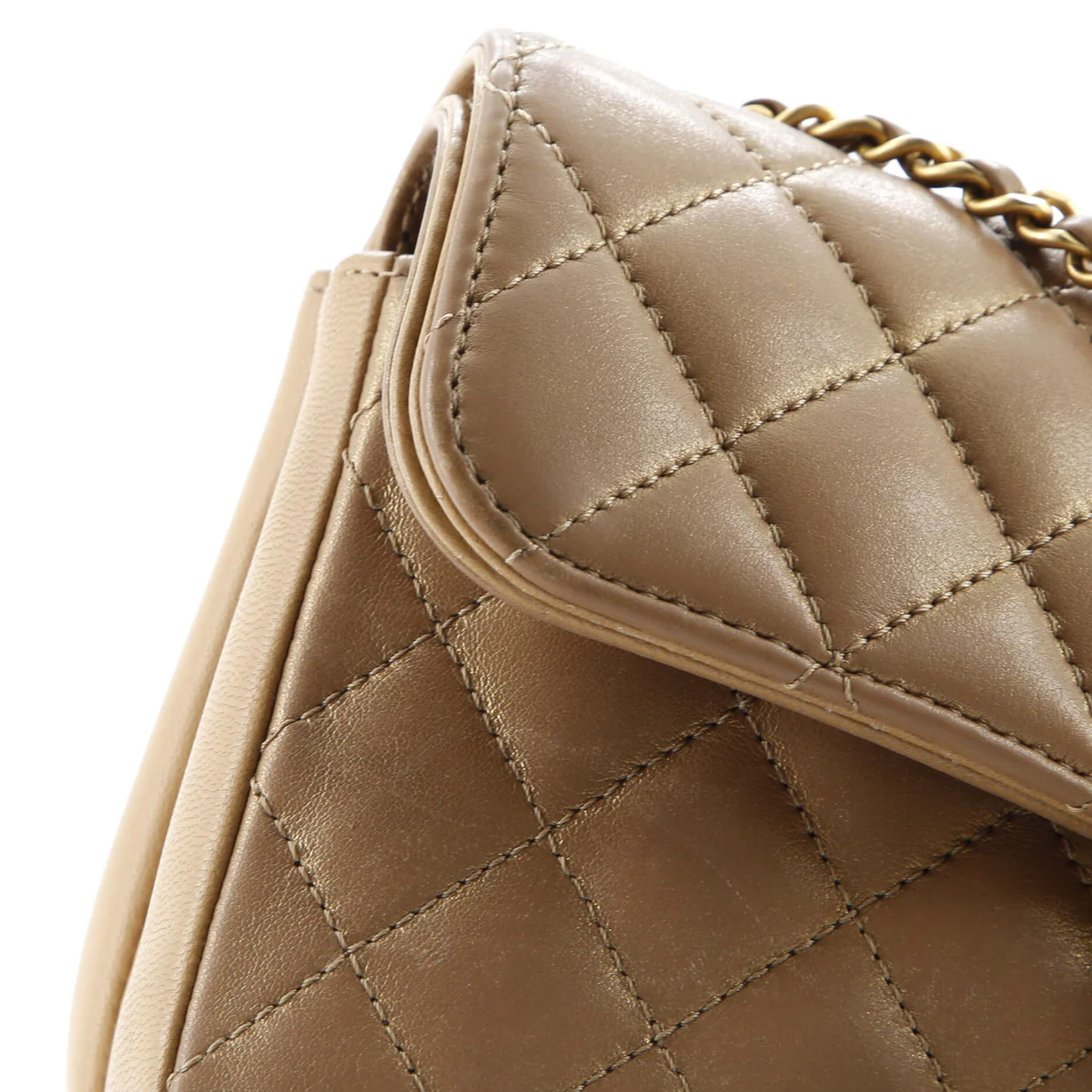 CC Chic Double Flap Bag Quilted Lambskin Small - Deep Luxury