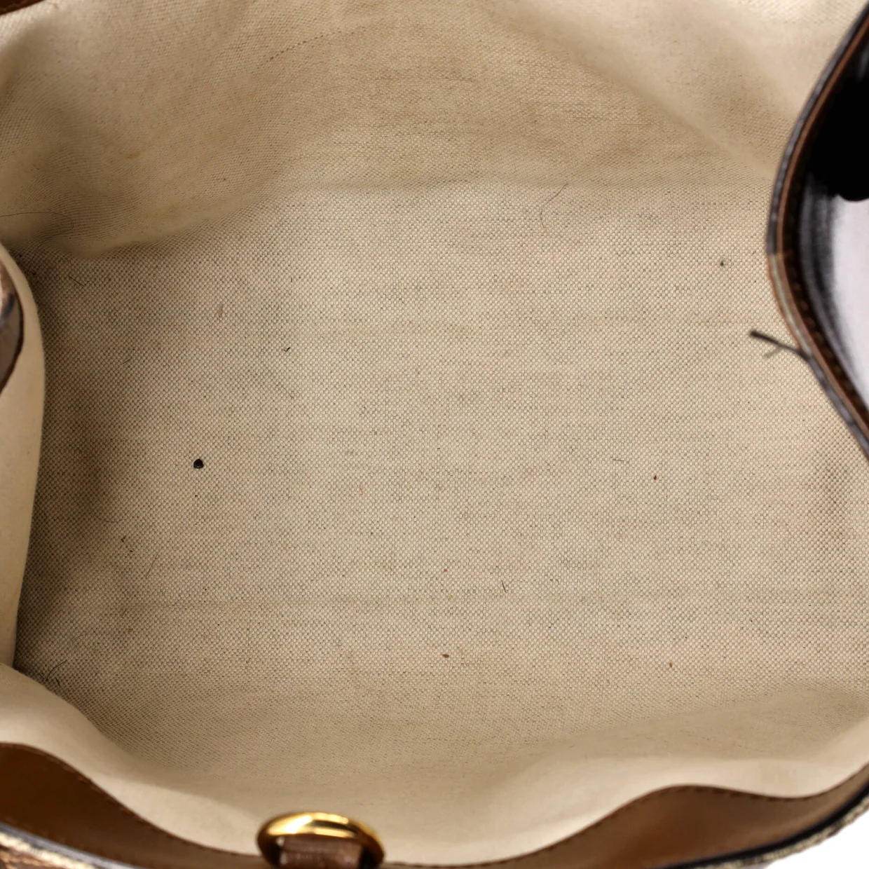 Structured Top Handle Open Tote GG Coated Canvas Small - Deep Luxury