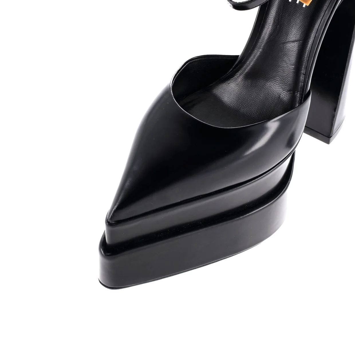Women's Medusa Aevitas Pointed Platform Pumps Leather - Deep Luxury